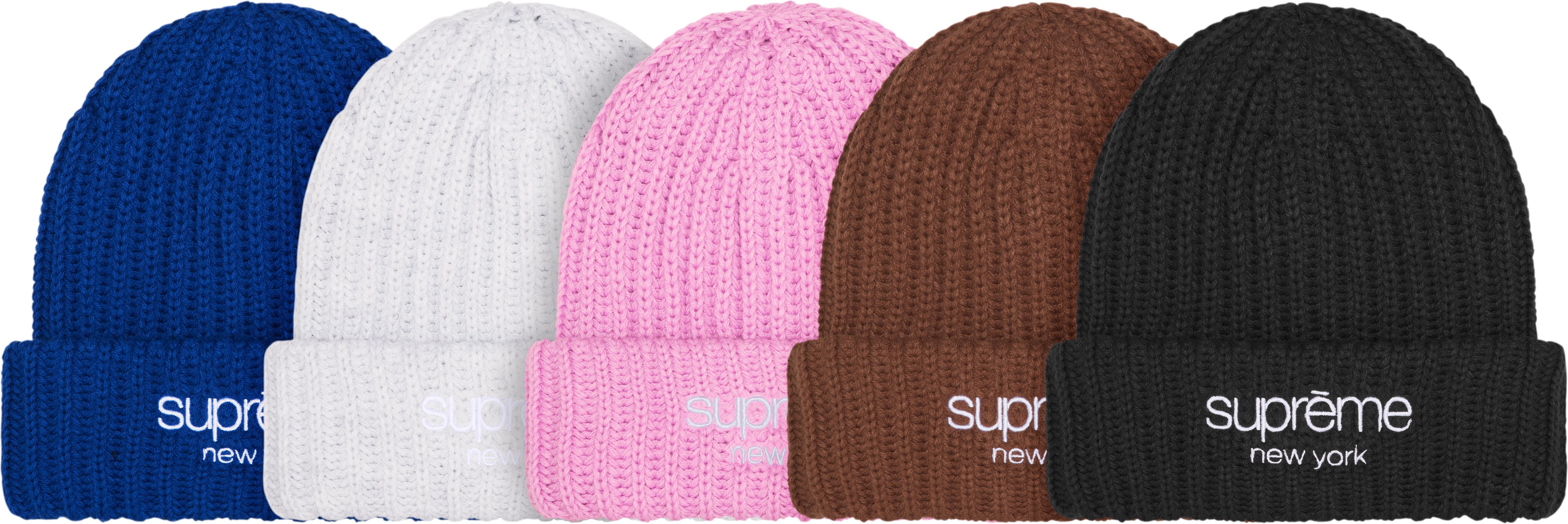 Chunky Rib Classic Logo Beanie